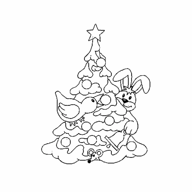 Desenho de Árvore de Natal #167502 para colorir, da coleção Feriados e Celebrações, imprimível grátis Desenho de Árvore de Natal #167502 para colorir, da coleção Feriados e Celebrações, imprimível grátis