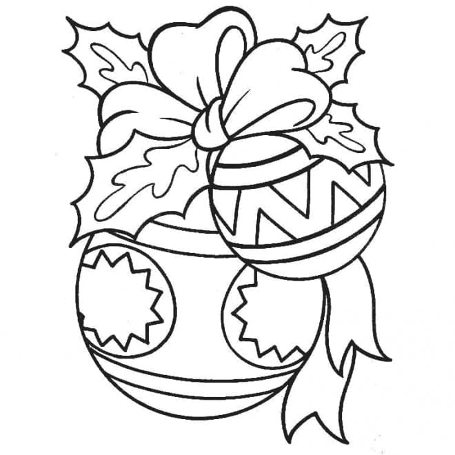 Desenho gratuito Bola de Natal #176238 da colecao Feriados e Celebrações para imprimir