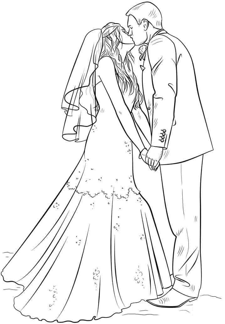 Desenho gratuito Casamento #201858 da colecao Feriados e Celebrações para imprimir