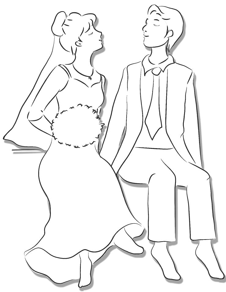 Desenho gratuito Casamento #201873 da colecao Feriados e Celebrações para imprimir