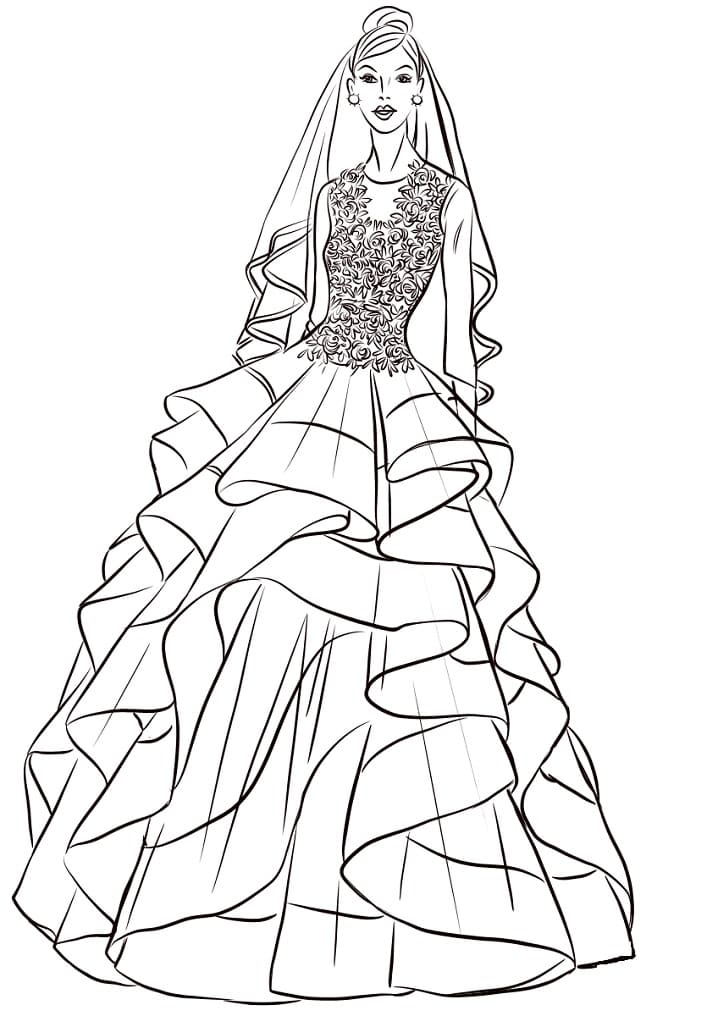 Desenho gratuito Casamento #201888 da colecao Feriados e Celebrações para imprimir