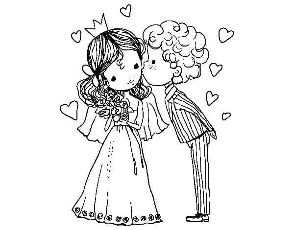 Desenho gratuito Casamento #201899 da colecao Feriados e Celebrações para imprimir