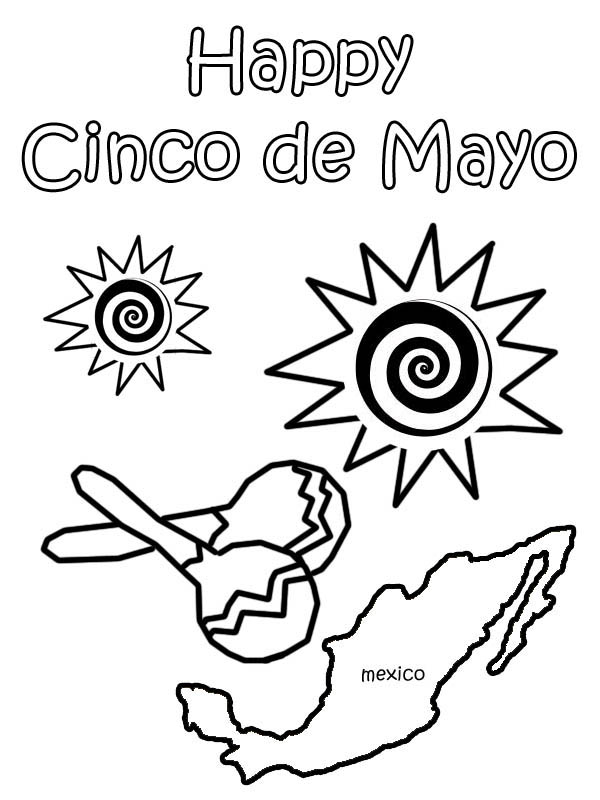 Desenho gratuito Cinco de Mayo #60010 da colecao Feriados e Celebrações para imprimir Desenho gratuito Cinco de Mayo #60010 da colecao Feriados e Celebrações para imprimir