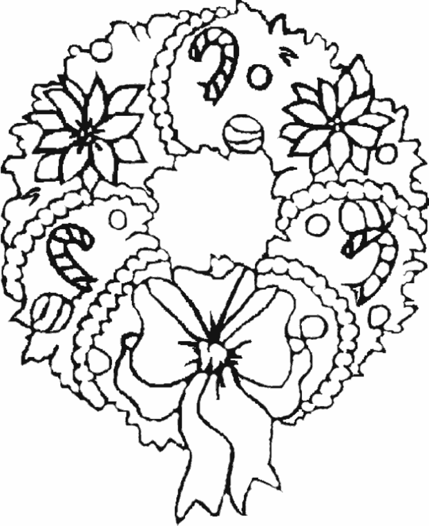 Desenho gratuito Coroa de Natal #169432 da colecao Feriados e Celebrações para imprimir