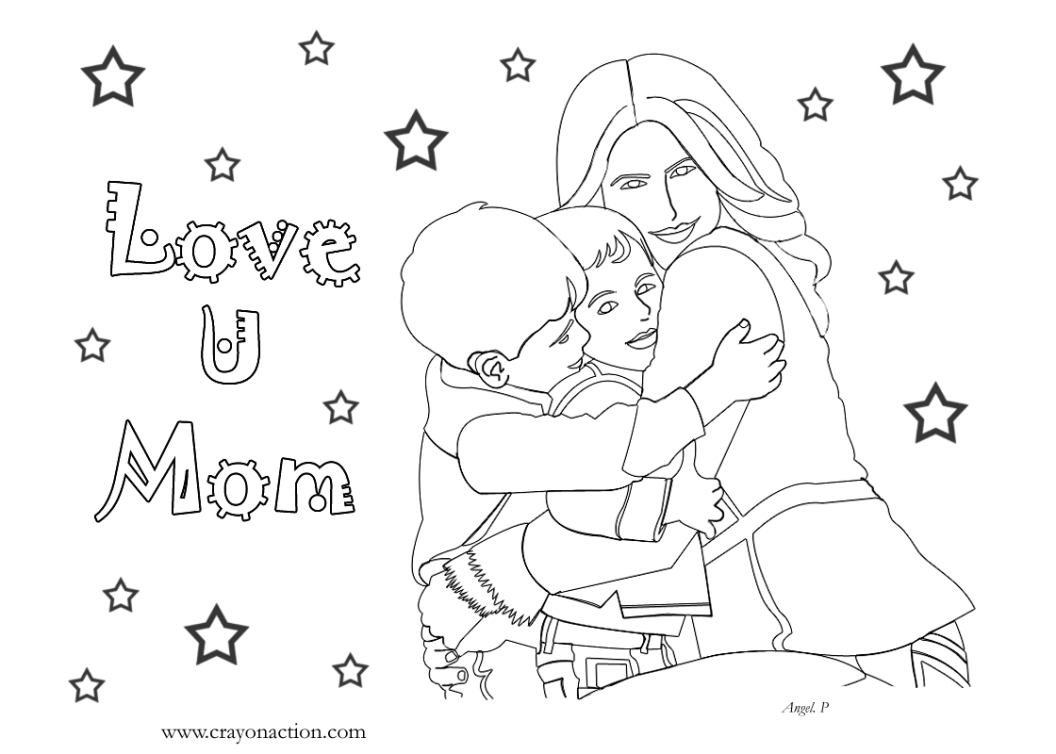 Desenho gratuito Dia da Mãe #129883 da colecao Feriados e Celebrações para imprimir