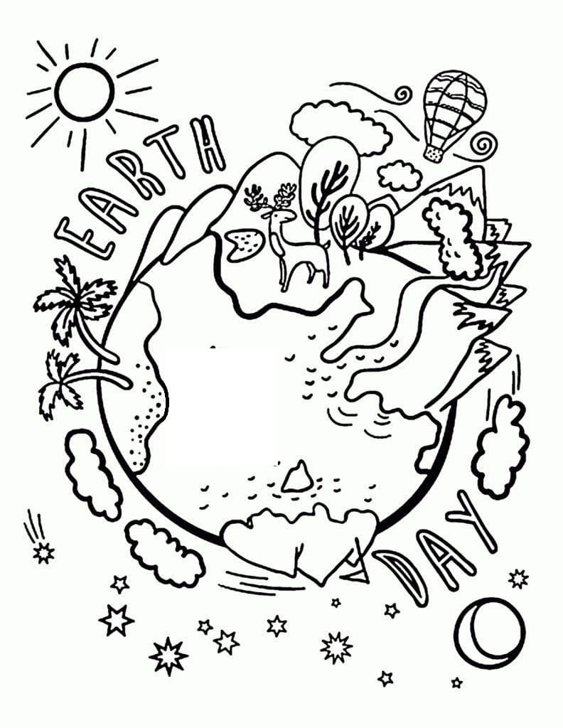 Desenho gratuito Dia da Terra #196051 da colecao Feriados e Celebrações para imprimir