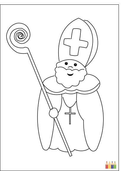 Desenho gratuito Dia de São Nicolau #59202 da colecao Feriados e Celebrações para imprimir