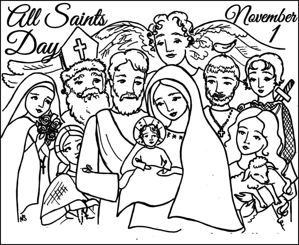 Desenho gratuito Dia de Todos os Santos #181371 da colecao Feriados e Celebrações para imprimir