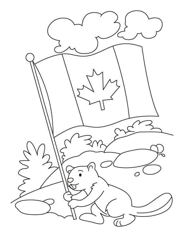 Desenho gratuito Dia do Canadá - 1 de Julho #193584 da colecao Feriados e Celebrações para imprimir