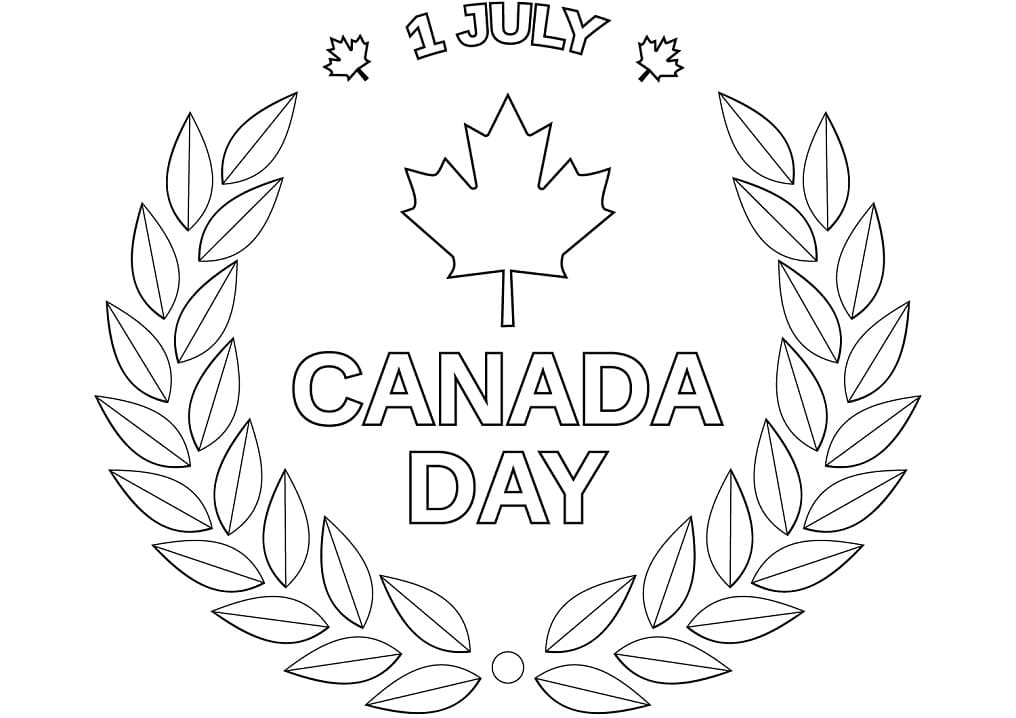 Desenho gratuito Dia do Canadá - 1 de Julho #193604 da colecao Feriados e Celebrações para imprimir