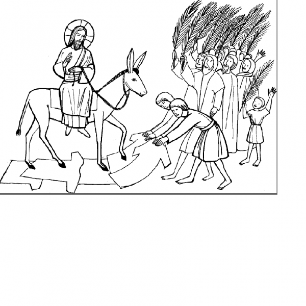Página para colorir: Domingo de Ramos (Feriados e Celebrações) #60307 - Páginas para Colorir Imprimíveis Gratuitamente