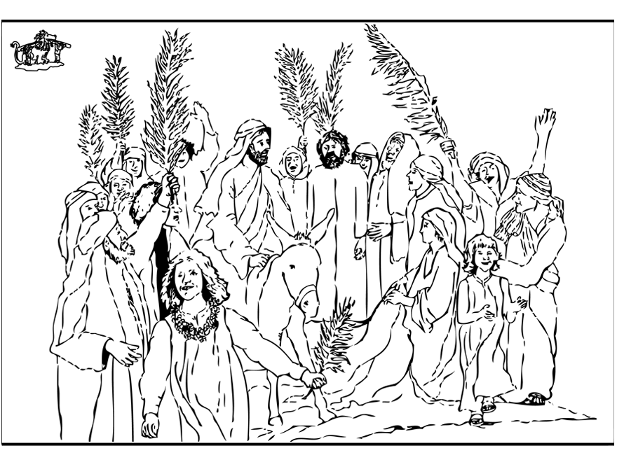 Página para colorir: Domingo de Ramos (Feriados e Celebrações) #60311 - Páginas para Colorir Imprimíveis Gratuitamente