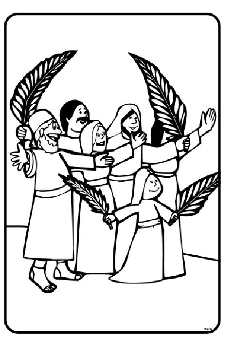 Página para colorir: Domingo de Ramos (Feriados e Celebrações) #60323 - Páginas para Colorir Imprimíveis Gratuitamente