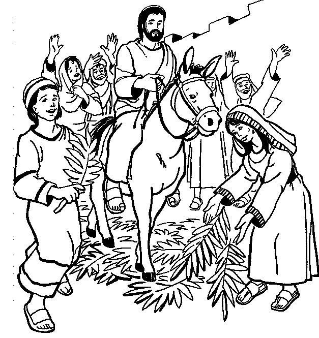 Página para colorir: Domingo de Ramos (Feriados e Celebrações) #60330 - Páginas para Colorir Imprimíveis Gratuitamente