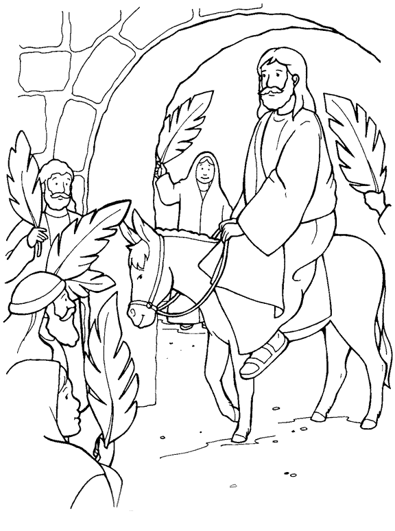 Página para colorir: Domingo de Ramos (Feriados e Celebrações) #60370 - Páginas para Colorir Imprimíveis Gratuitamente