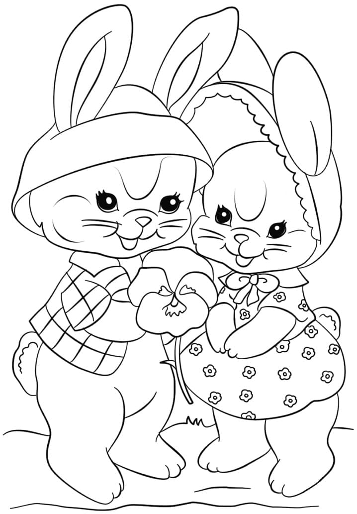 Desenho gratuito Easter Bunny #200610 da colecao Feriados e Celebrações para imprimir