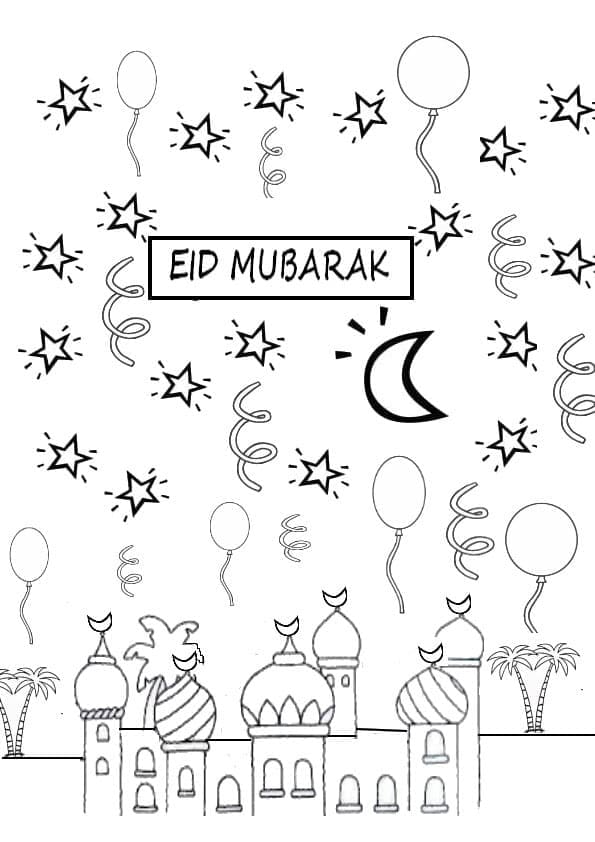 Desenho gratuito Eid Mubarak #194332 da colecao Feriados e Celebrações para imprimir Desenho gratuito Eid Mubarak #194332 da colecao Feriados e Celebrações para imprimir