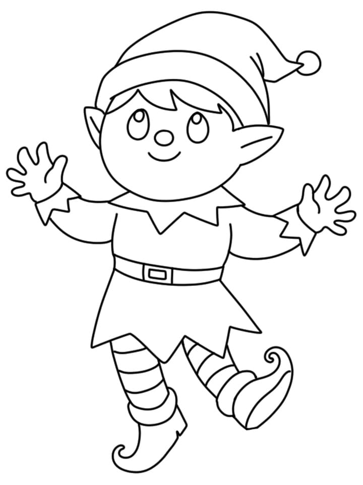 Desenho gratuito Elfo de Natal #190320 da colecao Feriados e Celebrações para imprimir Desenho gratuito Elfo de Natal #190320 da colecao Feriados e Celebrações para imprimir