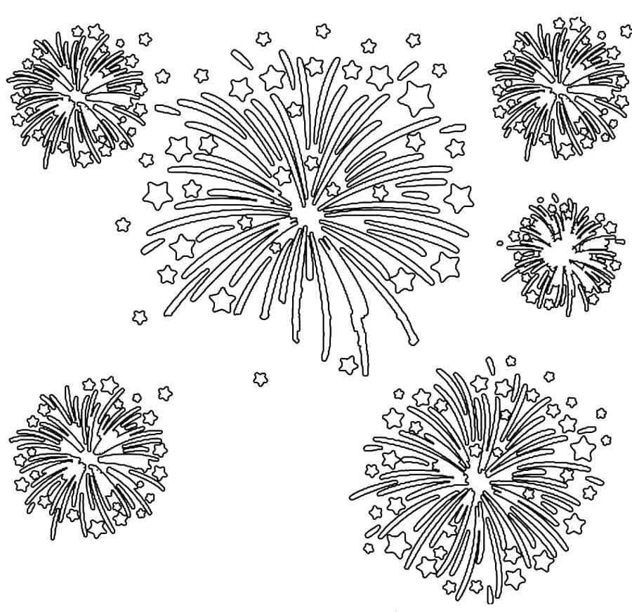 Desenho gratuito Fogos de Artifício #209193 da colecao Feriados e Celebrações para imprimir