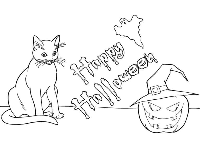 Desenho gratuito Gato de Halloween #203976 da colecao Feriados e Celebrações para imprimir Desenho gratuito Gato de Halloween #203976 da colecao Feriados e Celebrações para imprimir