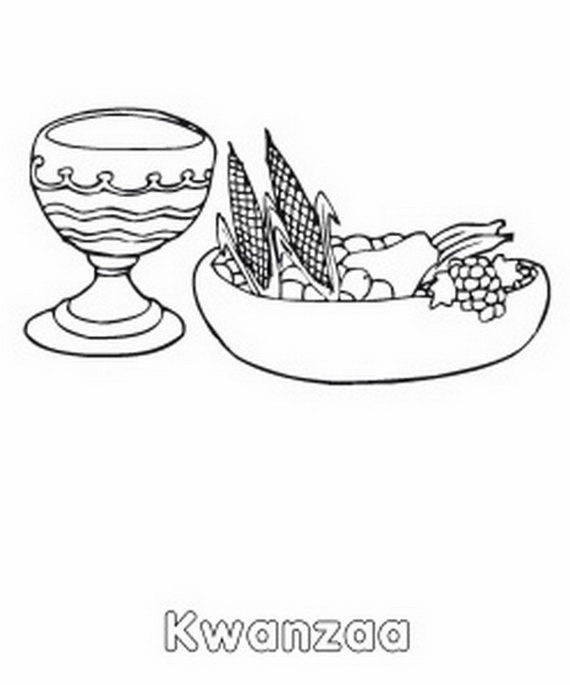 Desenho de Kwanzaa #60510 para colorir, da coleção Feriados e Celebrações, imprimível grátis