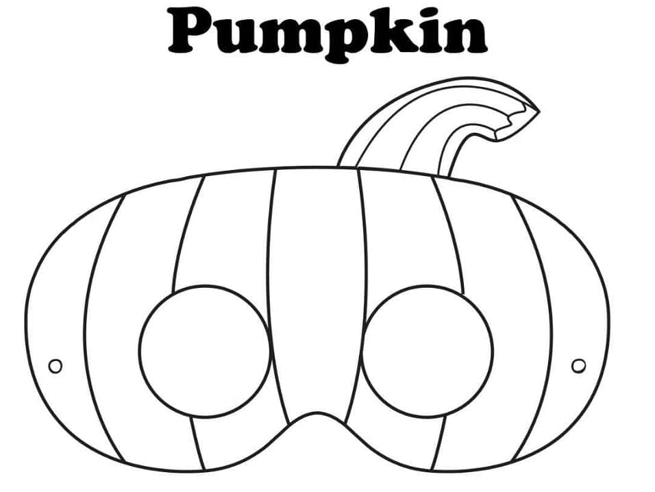 Página para colorir: Máscara de Halloween (Feriados e Celebrações) #216445 - Páginas para Colorir Imprimíveis Gratuitamente