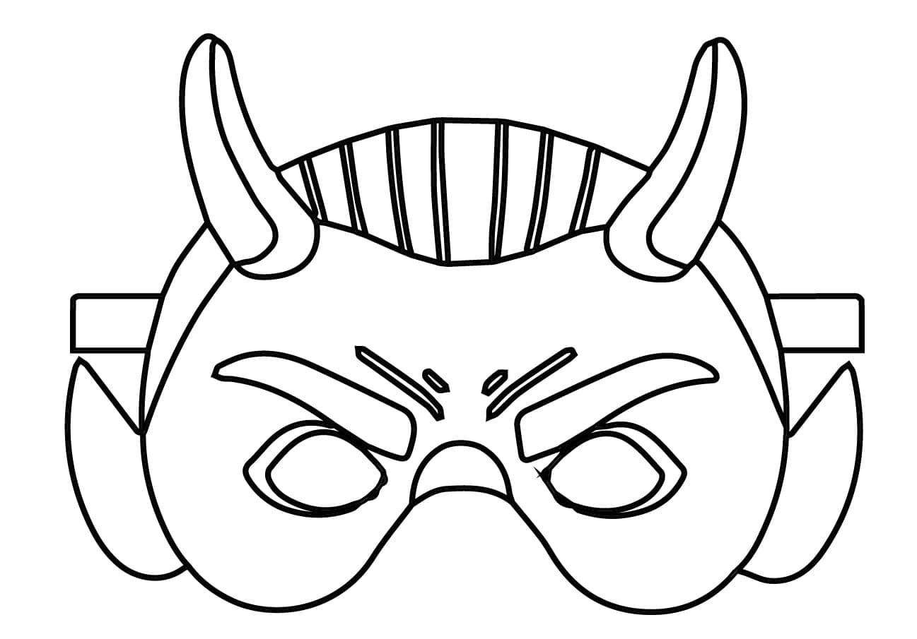 Imagem para colorir de Máscara de Halloween #216451 da nossa coleção Feriados e Celebrações, fácil de imprimir Imagem para colorir de Máscara de Halloween #216451 da nossa coleção Feriados e Celebrações, fácil de imprimir