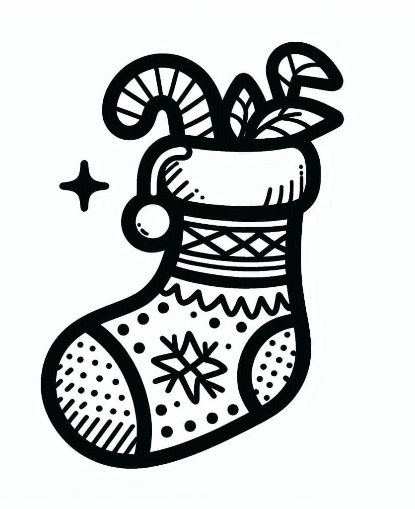 Desenho gratuito Meia de Natal #216642 da colecao Feriados e Celebrações para imprimir