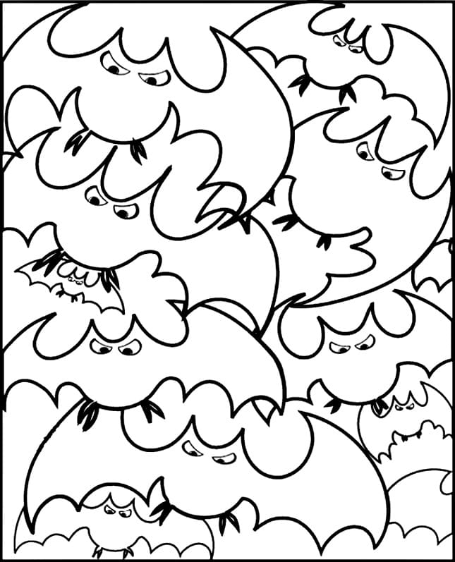 Desenho gratuito Morcego de Halloween #200781 da colecao Feriados e Celebrações para imprimir
