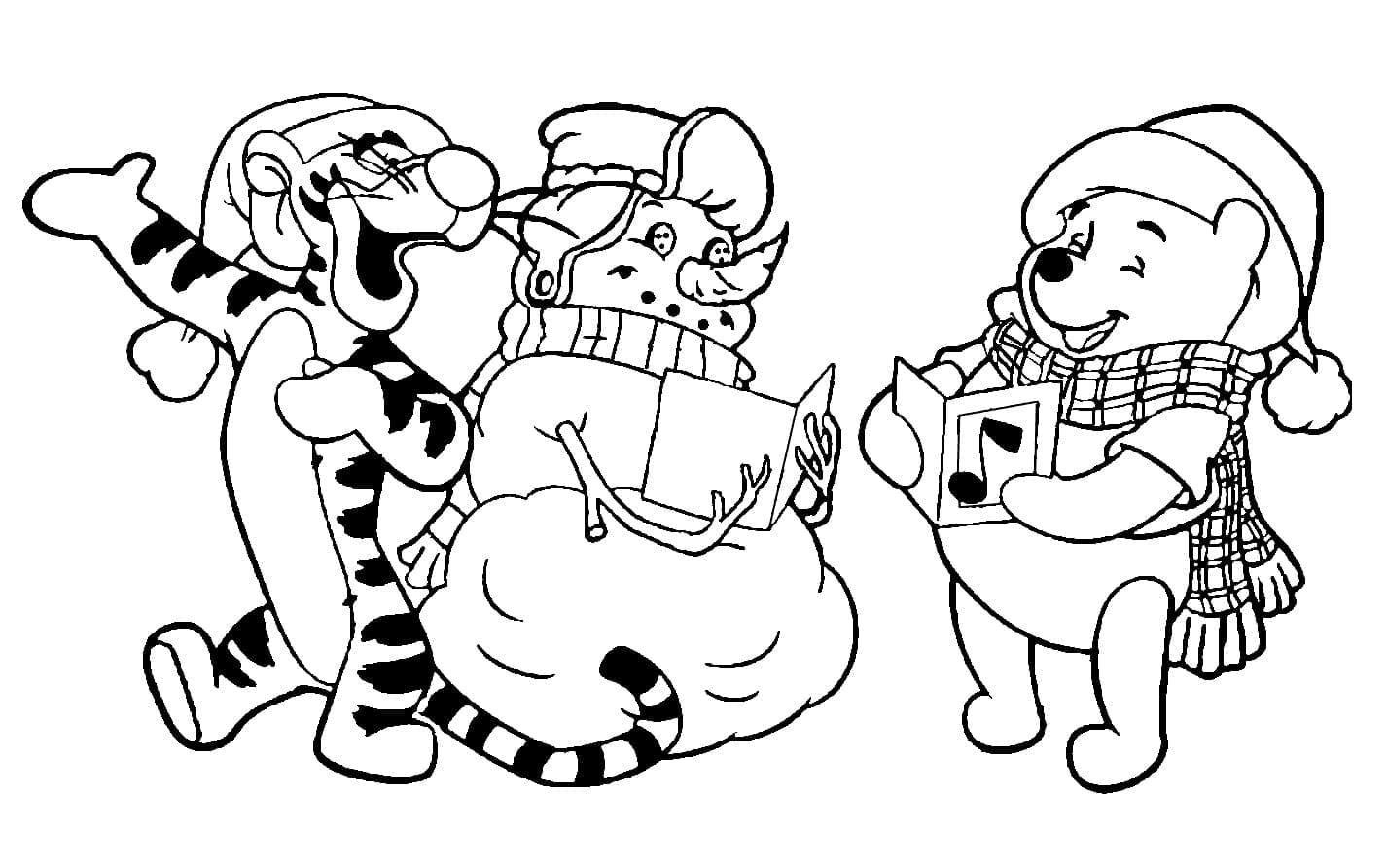 Página para colorir: Natal Disney (Feriados e Celebrações) #205053 - Páginas para Colorir Imprimíveis Gratuitamente