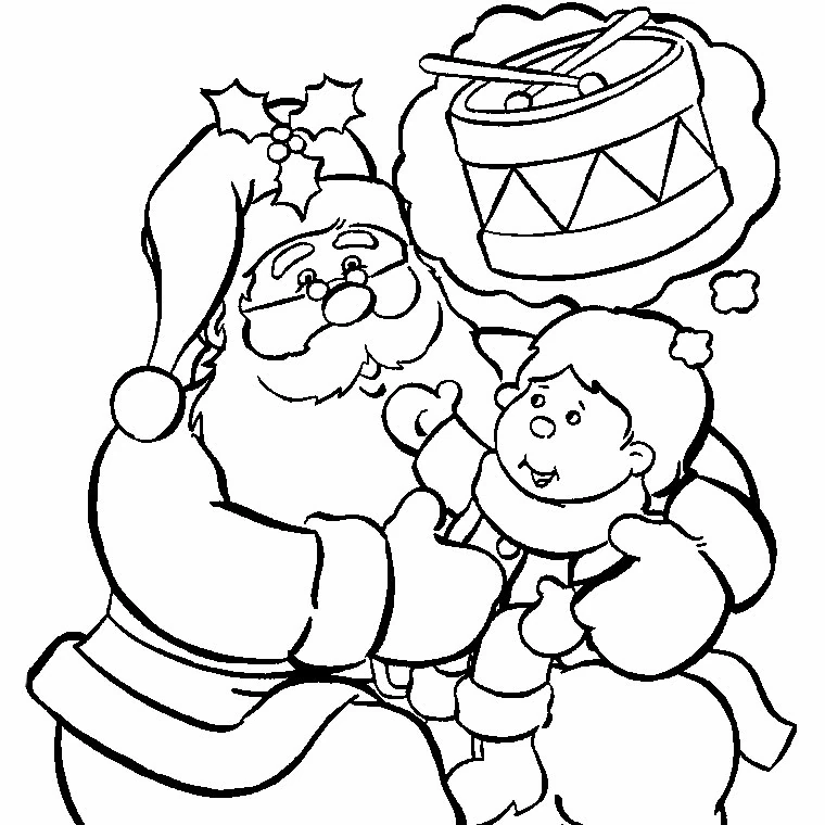 Desenho gratuito Papai Noel #104696 da colecao Feriados e Celebrações para imprimir