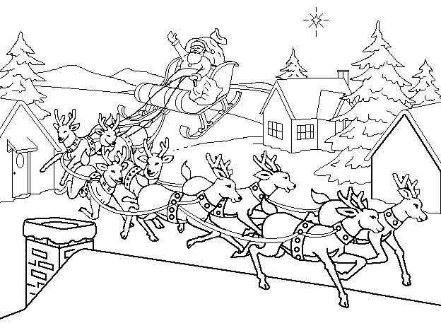 Desenho gratuito Papai Noel #104698 da colecao Feriados e Celebrações para imprimir