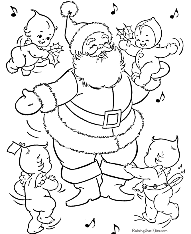 Desenho gratuito Papai Noel #104699 da colecao Feriados e Celebrações para imprimir