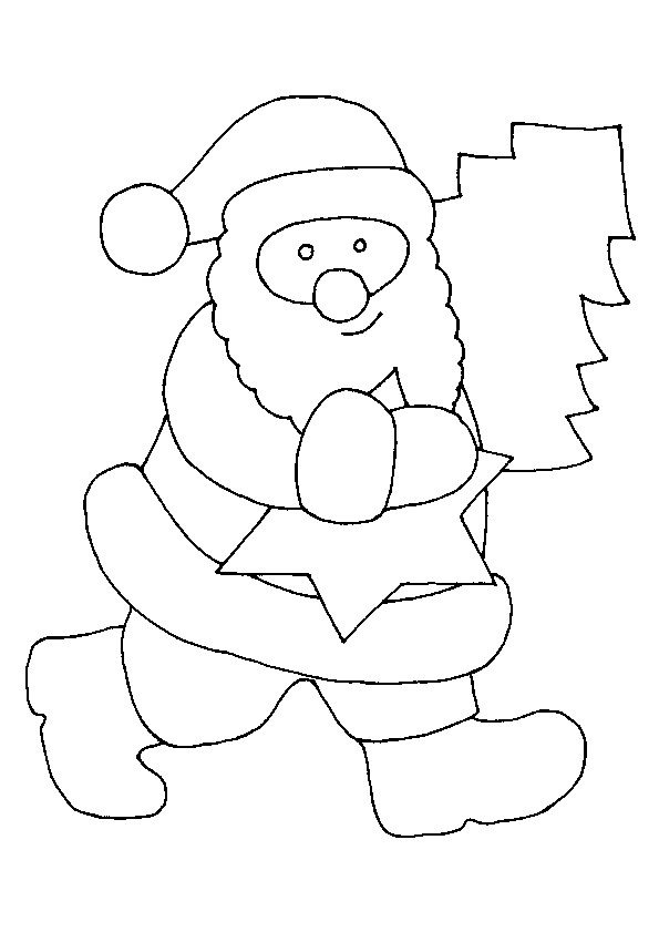 Desenho gratuito Papai Noel #104768 da colecao Feriados e Celebrações para imprimir