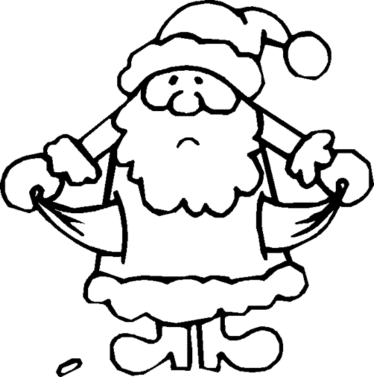 Desenho gratuito Papai Noel #104938 da colecao Feriados e Celebrações para imprimir