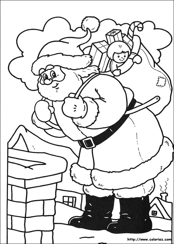 Desenho gratuito Papai Noel #104986 da colecao Feriados e Celebrações para imprimir
