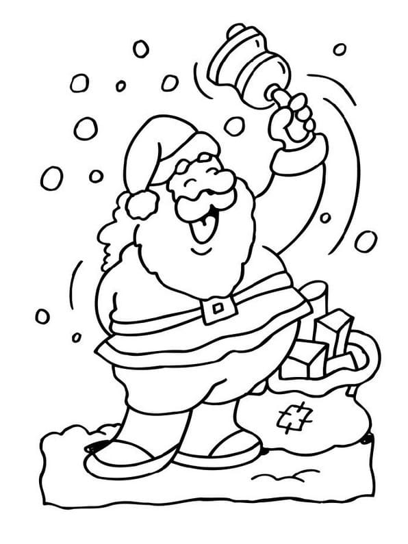 Página para colorir de Papai Noel #174599 pertencente à coleção Feriados e Celebrações Página para colorir de Papai Noel #174599 pertencente à coleção Feriados e Celebrações