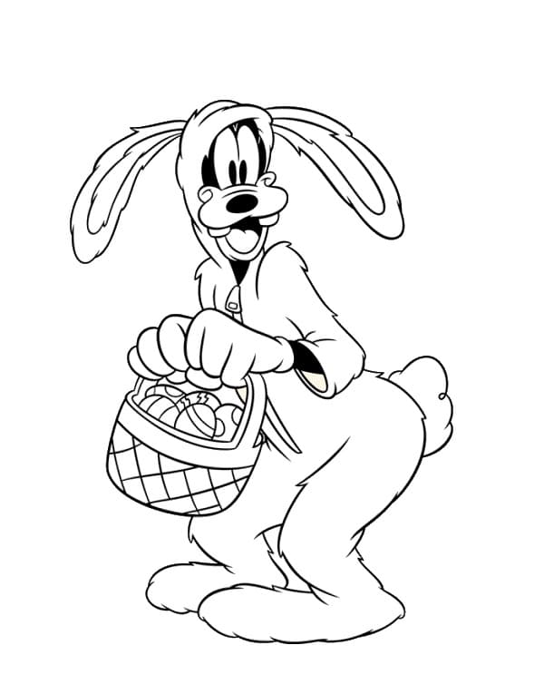 Ilustração de Páscoa Disney #200624 para colorir, parte da coleção Feriados e Celebrações