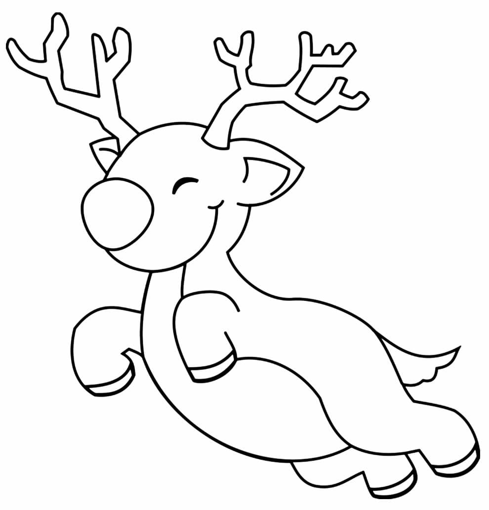 Desenho gratuito Rena de Natal #215784 da colecao Feriados e Celebrações para imprimir