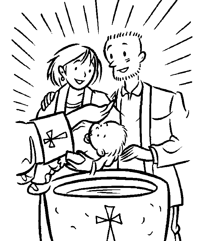 Página para colorir: Batismo (Feriados e Ocasiões Especiais) #57458 - Páginas para Colorir Imprimíveis Gratuitamente