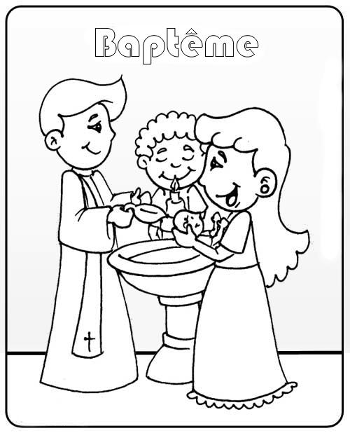 Página para colorir: Batismo (Feriados e Ocasiões Especiais) #57459 - Páginas para Colorir Imprimíveis Gratuitamente