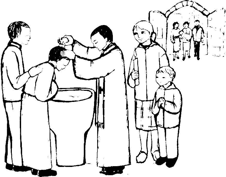 Página para colorir: Batismo (Feriados e Ocasiões Especiais) #57564 - Páginas para Colorir Imprimíveis Gratuitamente