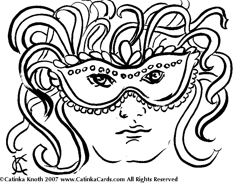 Página para colorir: Carnaval (Feriados e Ocasiões Especiais) #60639 - Páginas para Colorir Imprimíveis Gratuitamente