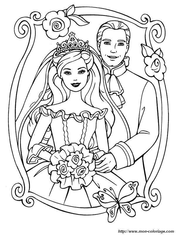 Página para colorir: Casado (Feriados e Ocasiões Especiais) #55959 - Páginas para Colorir Imprimíveis Gratuitamente