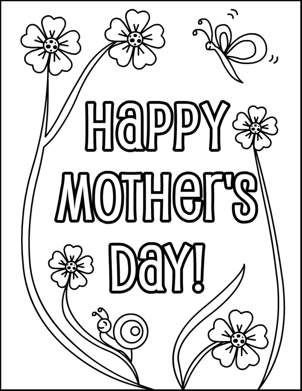 Página para colorir: Dia das Mães (Feriados e Ocasiões Especiais) #129804 - Páginas para Colorir Imprimíveis Gratuitamente
