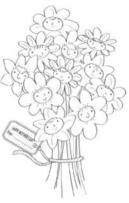 Página para colorir: Dia das Mães (Feriados e Ocasiões Especiais) #129900 - Páginas para Colorir Imprimíveis Gratuitamente