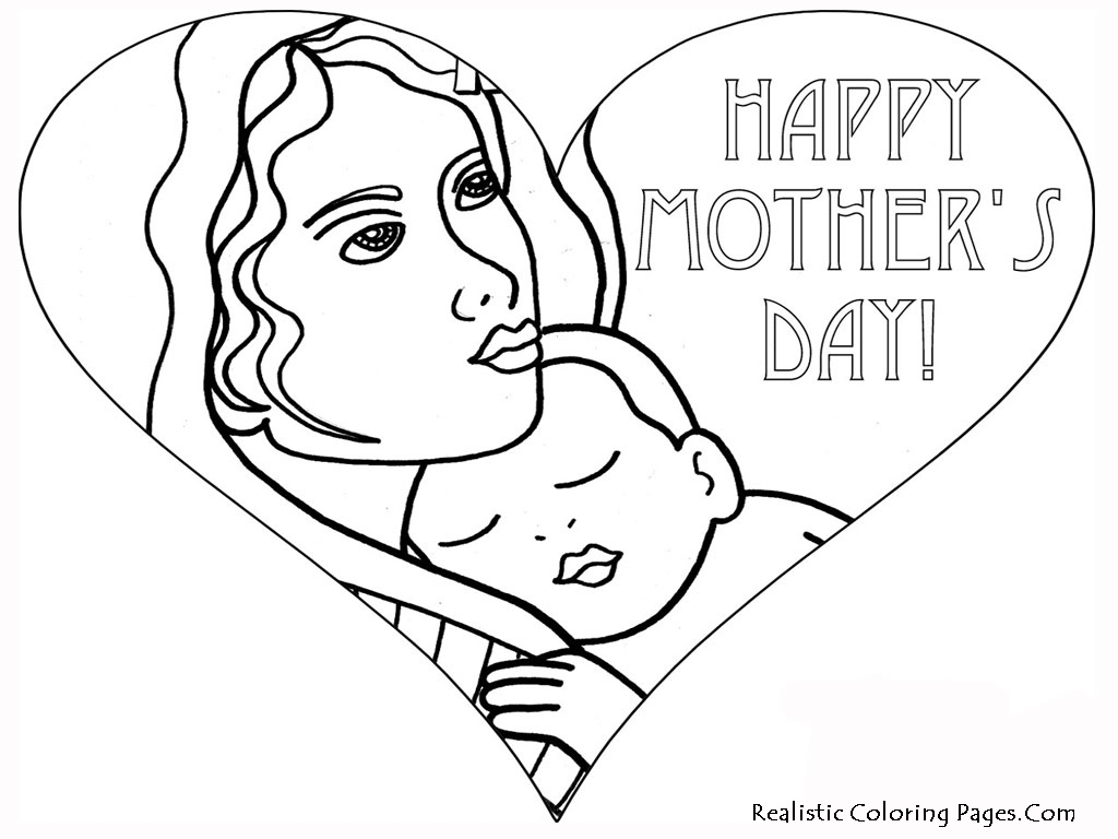Página para colorir: Dia das Mães (Feriados e Ocasiões Especiais) #129921 - Páginas para Colorir Imprimíveis Gratuitamente