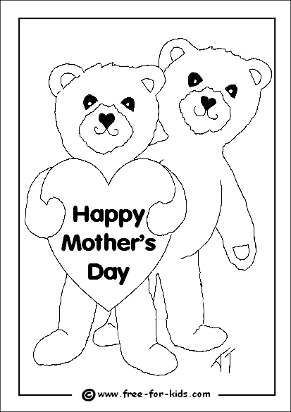 Página para colorir: Dia das Mães (Feriados e Ocasiões Especiais) #130000 - Páginas para Colorir Imprimíveis Gratuitamente