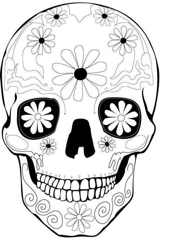 Página para colorir: Dia dos Mortos (Feriados e Ocasiões Especiais) #60121 - Páginas para Colorir Imprimíveis Gratuitamente