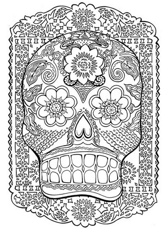 Página para colorir: Dia dos Mortos (Feriados e Ocasiões Especiais) #60127 - Páginas para Colorir Imprimíveis Gratuitamente